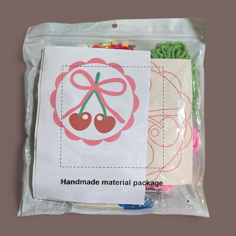 Punch Needle Cherries Craft Kit
